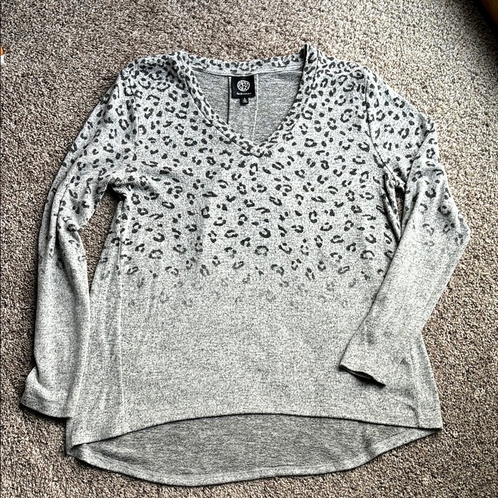 Bobeau Leopard Print Shirt